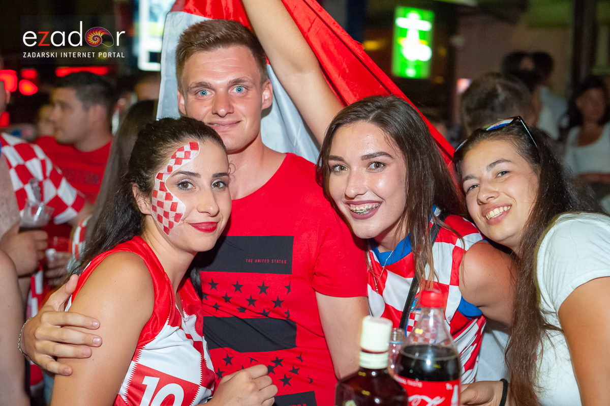 Zadar je gorio: Velika fešta nakon plasmana Vatrenih u finale Svjetskog prvenstva