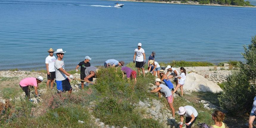 Murter: Volonteri sudjeluju u projektu “Suhozidna extravaganza” Murter: Volonteri sudjeluju u projektu “Suhozidna extravaganza”