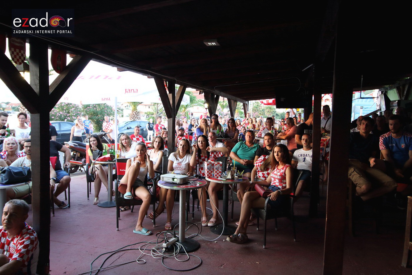 Bibinje: Navijanje za Vatrene i fešta nakon pobjede nad Engleskom
