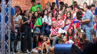 Veličanstven doček četvorice zadarskih Vatrenih Veličanstven doček četvorice zadarskih Vatrenih