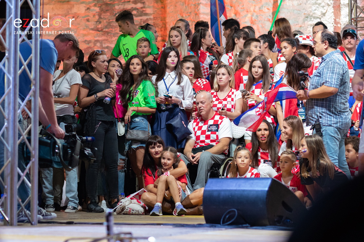 Veličanstven doček četvorice zadarskih Vatrenih Veličanstven doček četvorice zadarskih Vatrenih