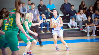 A-1 liga, 4. kolo: ŽKK Zadar – ŽKK Pula 78-40. Antonia Erslan. Foto: Iva Perinčić A-1 liga, 4. kolo: ŽKK Zadar – ŽKK Pula 78-40. Antonia Erslan. Foto: Iva Perinčić