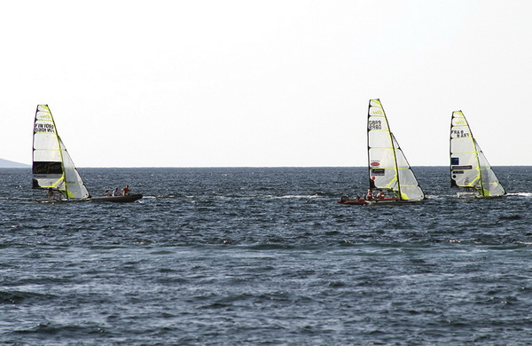 Jedrenje: Medal race s gledan s rive