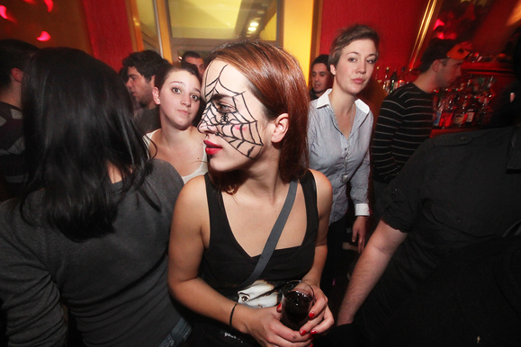 Halloween  party u Q baru (foto:Saša Čuka)