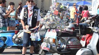 U Biogradu na moru zapoceo je Vespa World Days 2015 koji traje od 11-14. lipnja. Ocekuje se dolazak 5000 vozaca iz 32 zemlje. Photo: Hrvoje Jelavic/PIXSELL U Biogradu na moru zapoceo je Vespa World Days 2015 koji traje od 11-14. lipnja. Ocekuje se dolazak 5000 vozaca iz 32 zemlje. Photo: Hrvoje Jelavic/PIXSELL