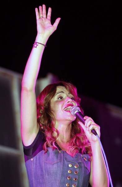 Zadar, 020809.
Koncert Severine na gradskom bazenu Kolovare.
Foto: Jure Miskovic / CROPIX