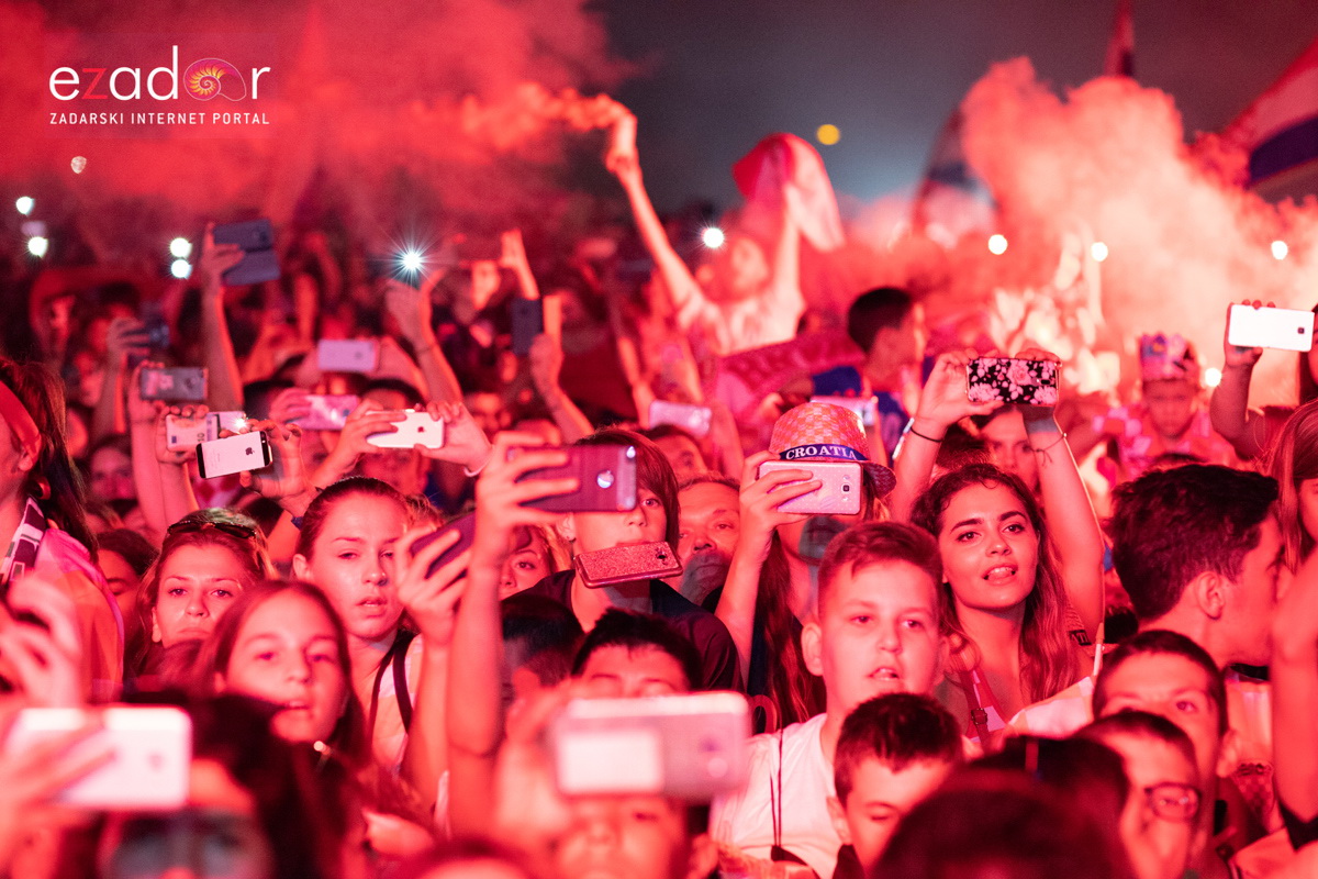 Veličanstven doček četvorice zadarskih Vatrenih Veličanstven doček četvorice zadarskih Vatrenih