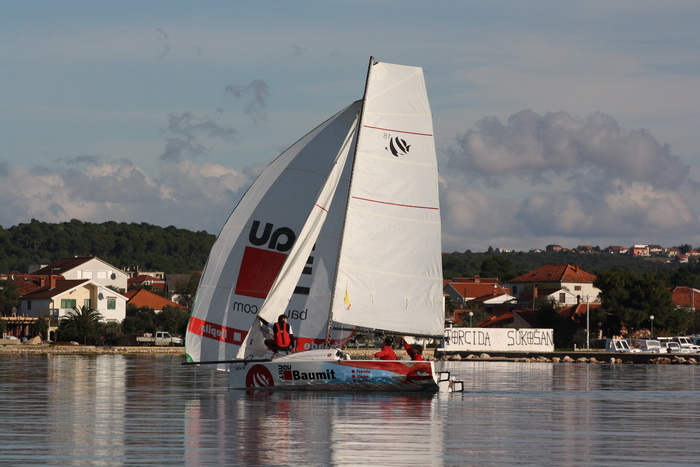 Sukosan: U uvali Zlatna luka odrzan je prvi dan dan Match Race regate, Foto: Mladen Malik
