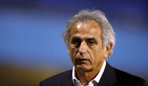 Zagreb, 071110.
Stadion u Maksimiru.
Utakmica prve Hrvatske nogometne lige izmedju Dinama i Zadra.
Na slici: Trener Dinama Vahid Halilhodzic.
Foto: Goran Mehkek / Cropix