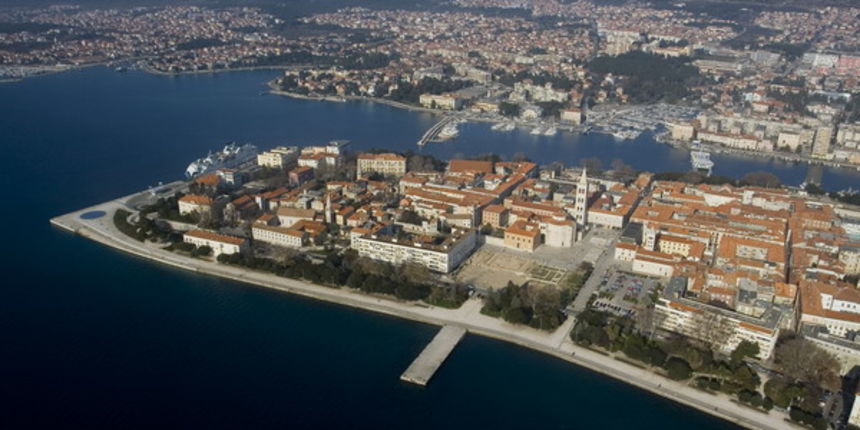 Zadar iz zraka. Poluotok