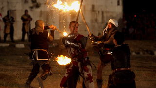 Zadar, Vrana, 170812.
Povijesno turisticki spektakl koji organizira TZ Pakostane i udruga Vitezovi vranski danas se nastavlja rekonstrukcijom bitke za Vranu, na autenticnoj lokaciji u Hanu Jusuf – pase Maskovica. U sklopu Dana vitezova vranskih podignuti Zadar, Vrana, 170812.
Povijesno turisticki spektakl koji organizira TZ Pakostane i udruga Vitezovi vranski danas se nastavlja rekonstrukcijom bitke za Vranu, na autenticnoj lokaciji u Hanu Jusuf – pase Maskovica. U sklopu Dana vitezova vranskih podignuti