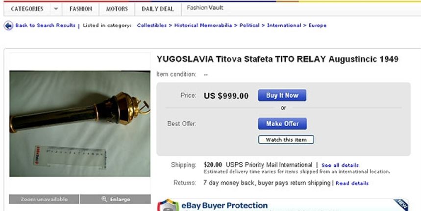 Štafeta e-bay Štafeta e-bay