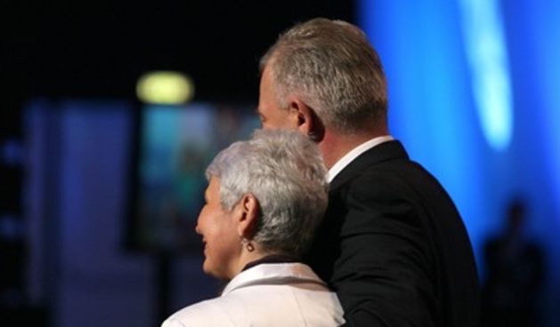 Kosor i Sanader (Foto: Damjan Tadić/CROPIX)