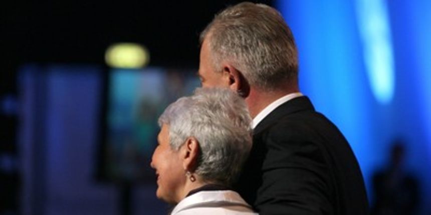 Kosor i Sanader (Foto: Damjan Tadić/CROPIX) Kosor i Sanader (Foto: Damjan Tadić/CROPIX)