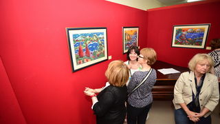 Svečano otvorena izložba slika fra Petra Perice Vidića