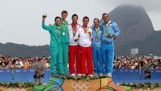 Rioe de Janeiro. Olimpijski prvaci u klasi 470, Šime Fantela i Igor Marenić. Photo. Igor Kralj/PIXSELL Rioe de Janeiro. Olimpijski prvaci u klasi 470, Šime Fantela i Igor Marenić. Photo. Igor Kralj/PIXSELL