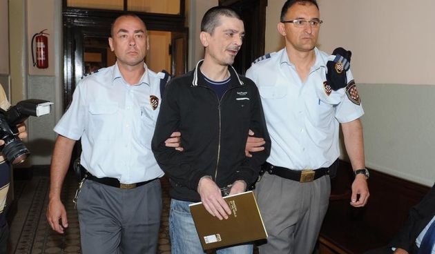 Na Zupanijskom sudu odrzano pripremno rociste na sudjenju Draganu Paravinji za pokusaj silovanja i tesko ubojstvo maloljetne Drnisanke Antonije Bilic. Photo: Hrvoje Jelavic/PIXSELL