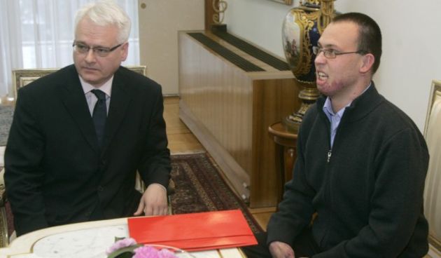 Frane Lučić kod predsjednika ( foto Cropix).