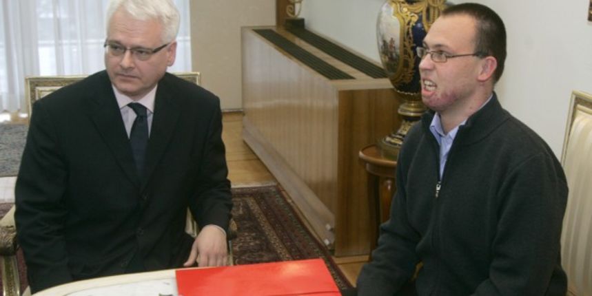 Frane Lučić kod predsjednika ( foto Cropix). Frane Lučić kod predsjednika ( foto Cropix).