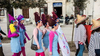 Paški zimski karneval 2017.- Maškarane skupine u karnevalskoj povorci Paški zimski karneval 2017.- Maškarane skupine u karnevalskoj povorci