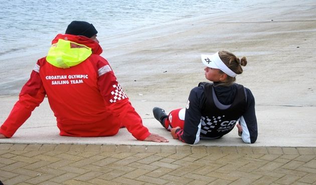 Tina Mihelić i trener Tonči Antunović