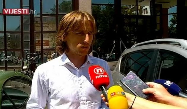 Luka Modrić nakon saslušanja u Osijeku