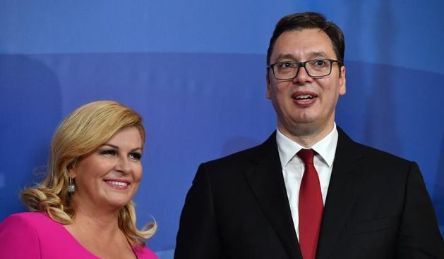 Aleksandar Vučić i Kolinda Grabar-Kitarović