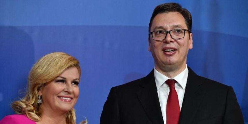 Aleksandar Vučić i Kolinda Grabar-Kitarović