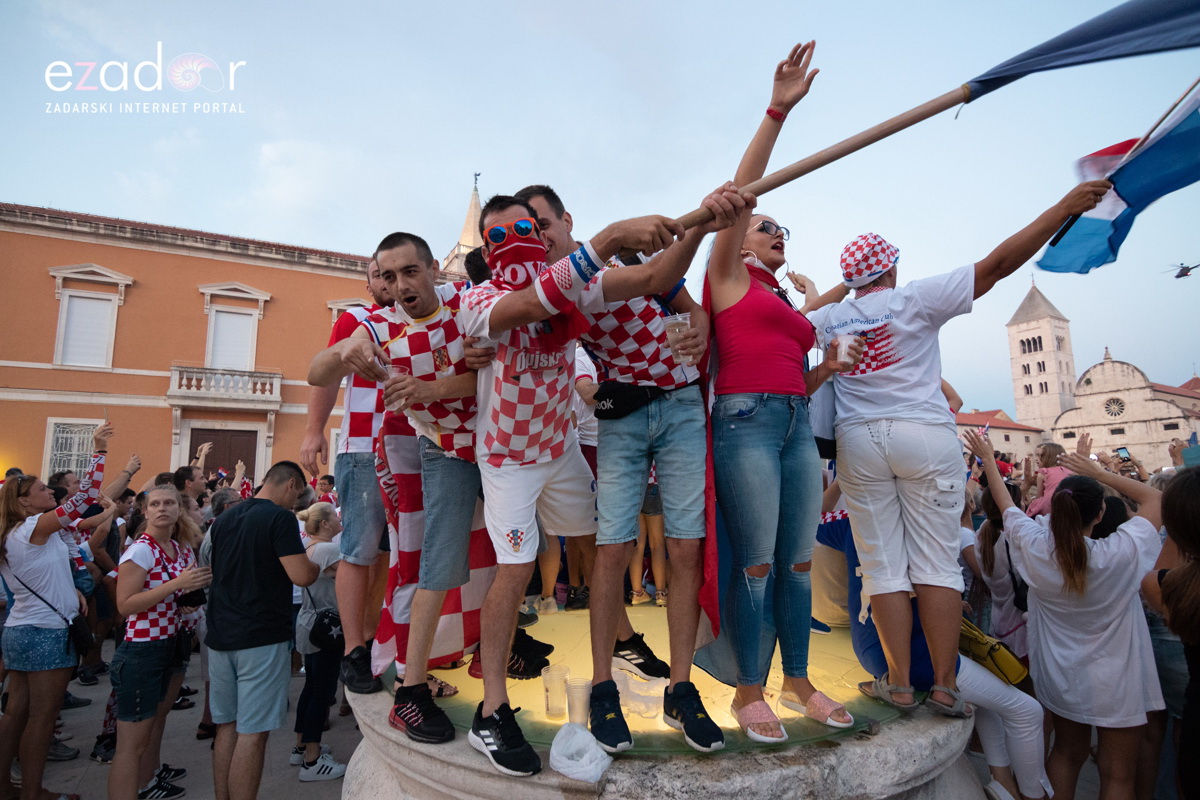 Veličanstven doček četvorice zadarskih Vatrenih