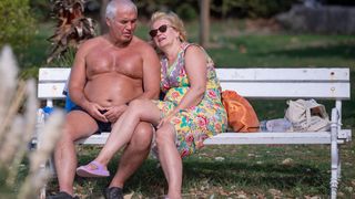 Olujno jugo na zadarskoj rivi