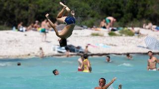 Ljetni dana na dugootočkoj plaži Sakarun, biseru Mediterana s prekrasnim tirkiznim morem, Foto: Filip Brala/PIXSELL Ljetni dana na dugootočkoj plaži Sakarun, biseru Mediterana s prekrasnim tirkiznim morem, Foto: Filip Brala/PIXSELL