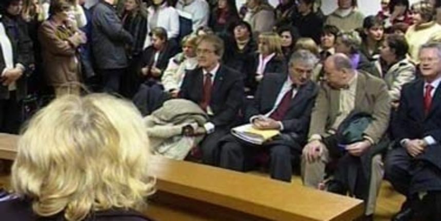 Dalmatinka prosvjed (Foto: HTV) Dalmatinka prosvjed (Foto: HTV)