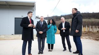 Ministar Šime Erlić obišao poslovnu zonu i vrtić u Kreševu