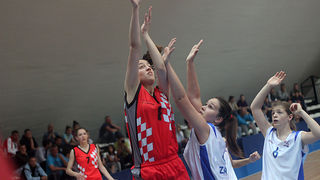 Kadetkinje : ŽKK Zadar – ŽKK Novi Zagreb (foto:Saša Čuka)