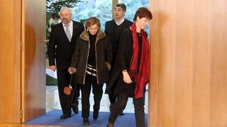 Predsjednica RH primila predstavnike Domoljubne koalicije i Hrvatska raste na konzultacije. Foto: Goran Stanzl/PIXSELL