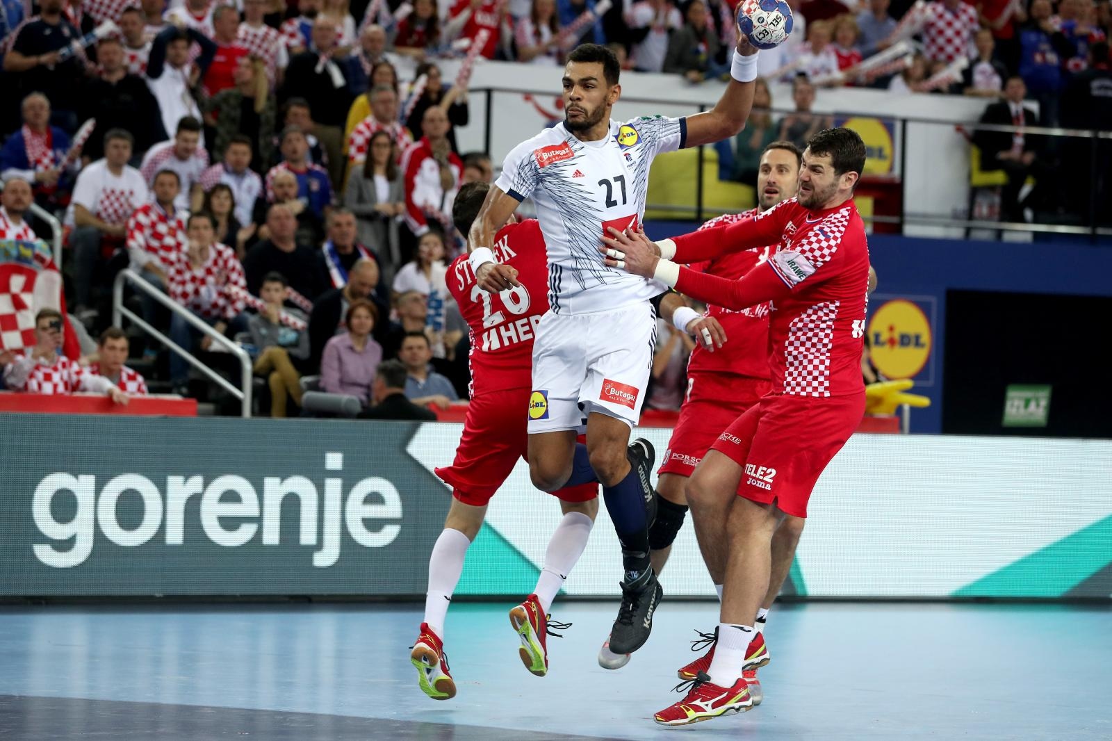 Arena, Zagreb – Europsko rukometno prvenstvo, skupina I, 3. kolo, Hrvatska – Fancuska Arena, Zagreb – Europsko rukometno prvenstvo, skupina I, 3. kolo, Hrvatska – Fancuska