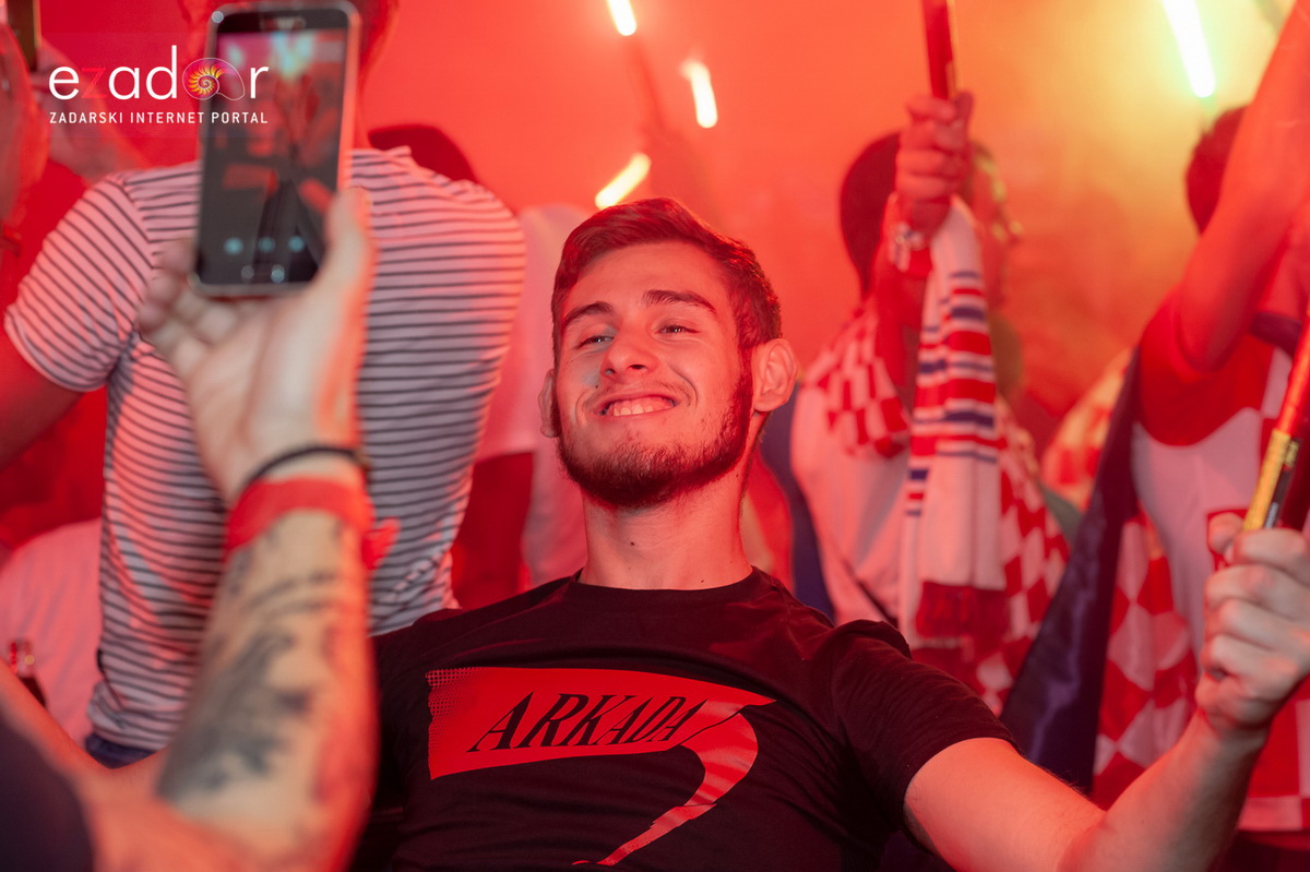 Zadar je gorio: Velika fešta nakon plasmana Vatrenih u polufinale Svjetskog prvenstva
