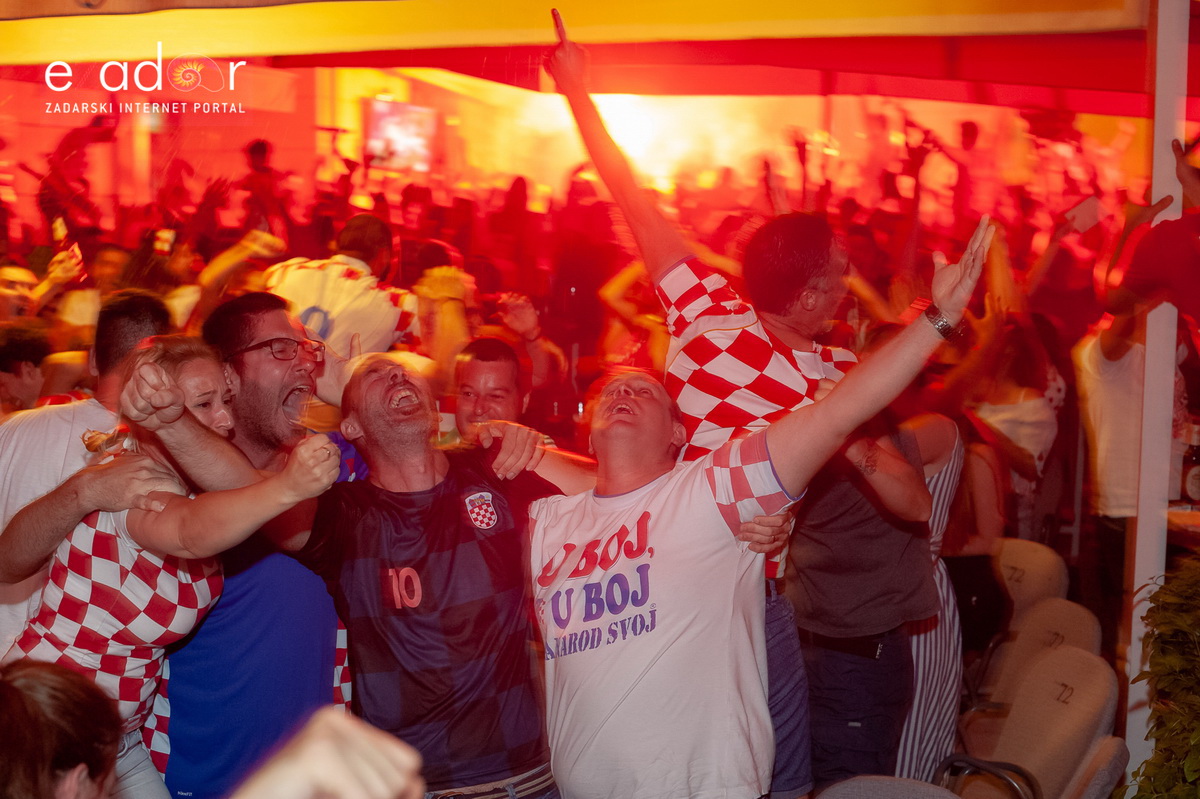 Zadar je gorio: Velika fešta nakon plasmana Vatrenih u polufinale Svjetskog prvenstva