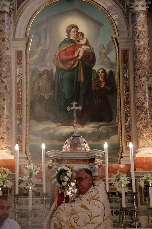 Arbanasi: Procesija povodom blagdana Tijelova 19. lipnja 2014.  foto: Bernard Kotlar