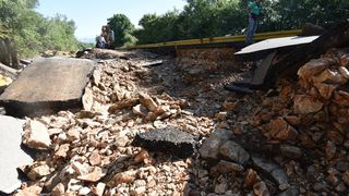 Ministri Butković i Ćorić obišli poplavljena područja u Zadarskoj županiji