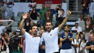 Davis Cup: Ivan Dodig/Marin Čilić – Nicolas Mahut/Pierre-Hugues Herbert 3-1. Photo. Hrvoje Jelavić/PIXSELL