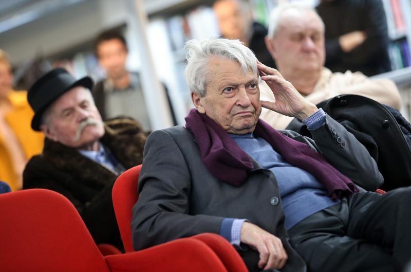 Zagreb – U knjiznici Bogdan Ogrizovic odrzana je promocija novog romana iz biblioteke Balkan Noir: Mima i kvadratura duga, Zelimir Peris. Photo: Petar Glebov/PIXSELL