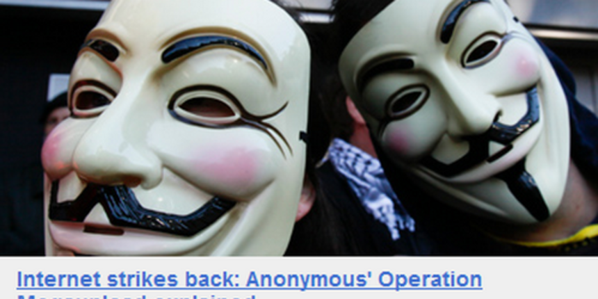 Anonymous, screen: rt.com Anonymous, screen: rt.com