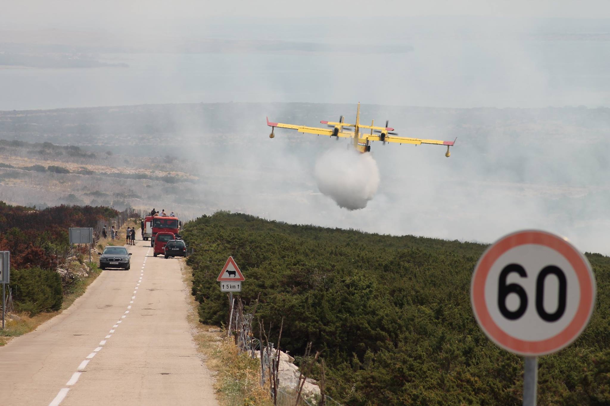 Pod kontrolu stavljen ponovo aktiviran požar kod Košljuna na Pagu
