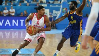 Arena Stozice, Ljubljana, Slovenija – Europsko prvenstvo u kosarci Eurobasket Slovenija 2013., cetvrtfinale, Hrvatska – Ukrajina. Krunoslav Simon. Photo: Igor Kralj/PIXSELL Arena Stozice, Ljubljana, Slovenija – Europsko prvenstvo u kosarci Eurobasket Slovenija 2013., cetvrtfinale, Hrvatska – Ukrajina. Krunoslav Simon. Photo: Igor Kralj/PIXSELL