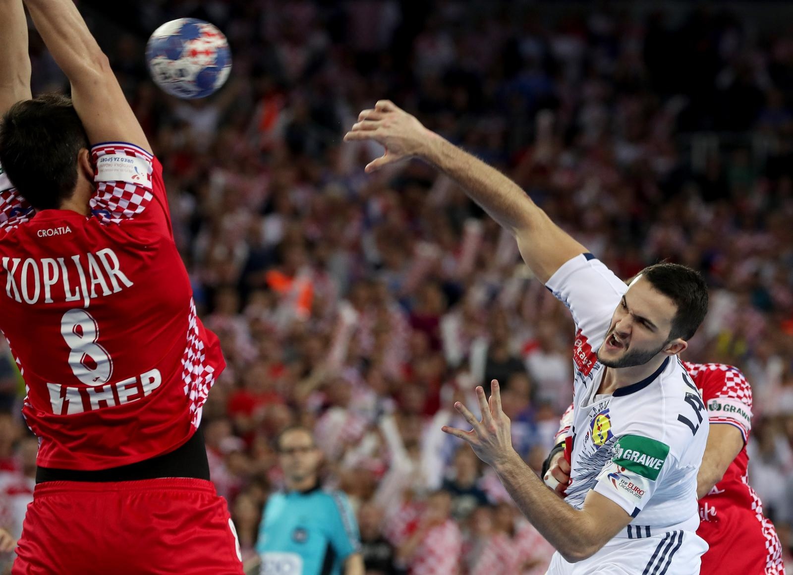 Arena, Zagreb – Europsko rukometno prvenstvo, skupina I, 3. kolo, Hrvatska – Fancuska Arena, Zagreb – Europsko rukometno prvenstvo, skupina I, 3. kolo, Hrvatska – Fancuska