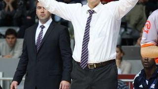 Zadar, 231010. Dvorana Kresimira Cosica. Kosarkaska utakmica NLB-e lile izmedju Zadra i Nynburga. Na fotografiji: trener Zadra Danijel Jusup. Foto: Vladimir Ivanov / CROPIX Zadar, 231010. Dvorana Kresimira Cosica. Kosarkaska utakmica NLB-e lile izmedju Zadra i Nynburga. Na fotografiji: trener Zadra Danijel Jusup. Foto: Vladimir Ivanov / CROPIX