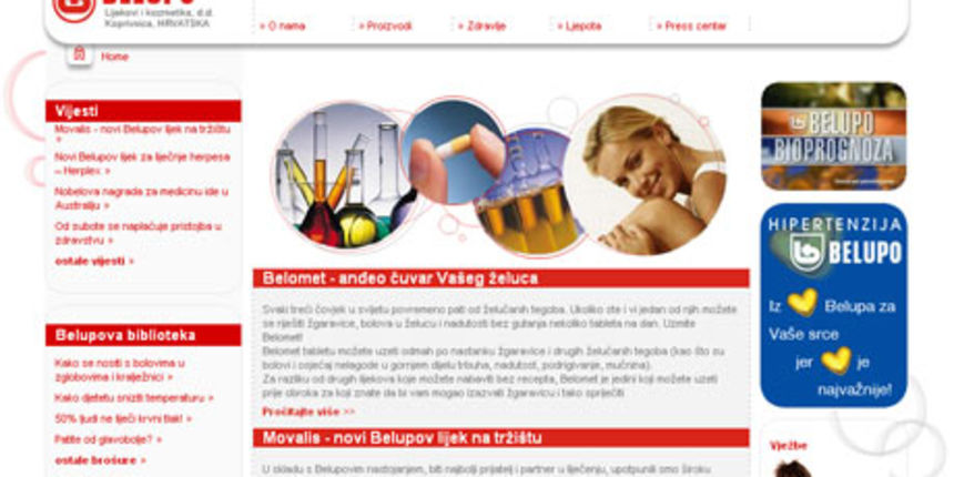 Belupo website Belupo website