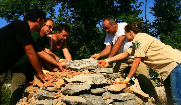Radionica suhozid gradnja u PP Vransko jezero, foto: PP Vransko jezero