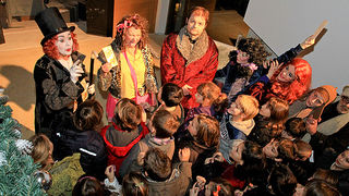 “Drago Č. i tvornica čokolade” u novoj zgradi Kazališta lutaka, Foto: Leo Banić “Drago Č. i tvornica čokolade” u novoj zgradi Kazališta lutaka, Foto: Leo Banić